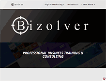 Tablet Screenshot of bizolver.com